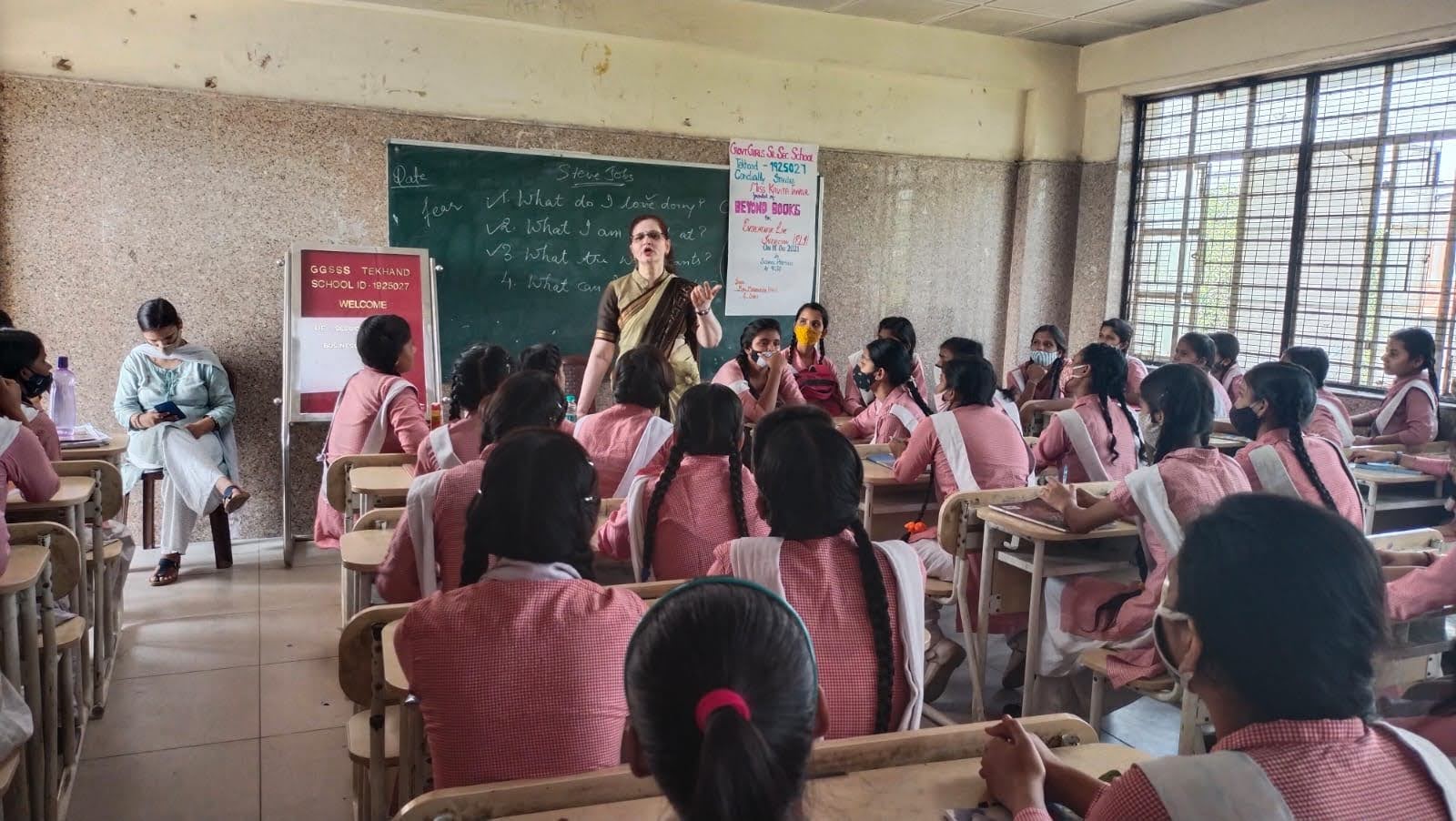 With Kalkaji School of Excellence